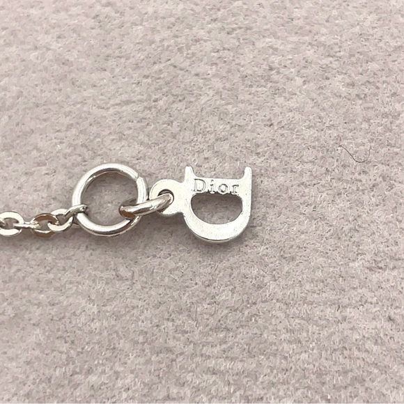 Auth Christian Dior CD Logo Pink
Rhinestones SV Bracelet - Picture 4 of 11